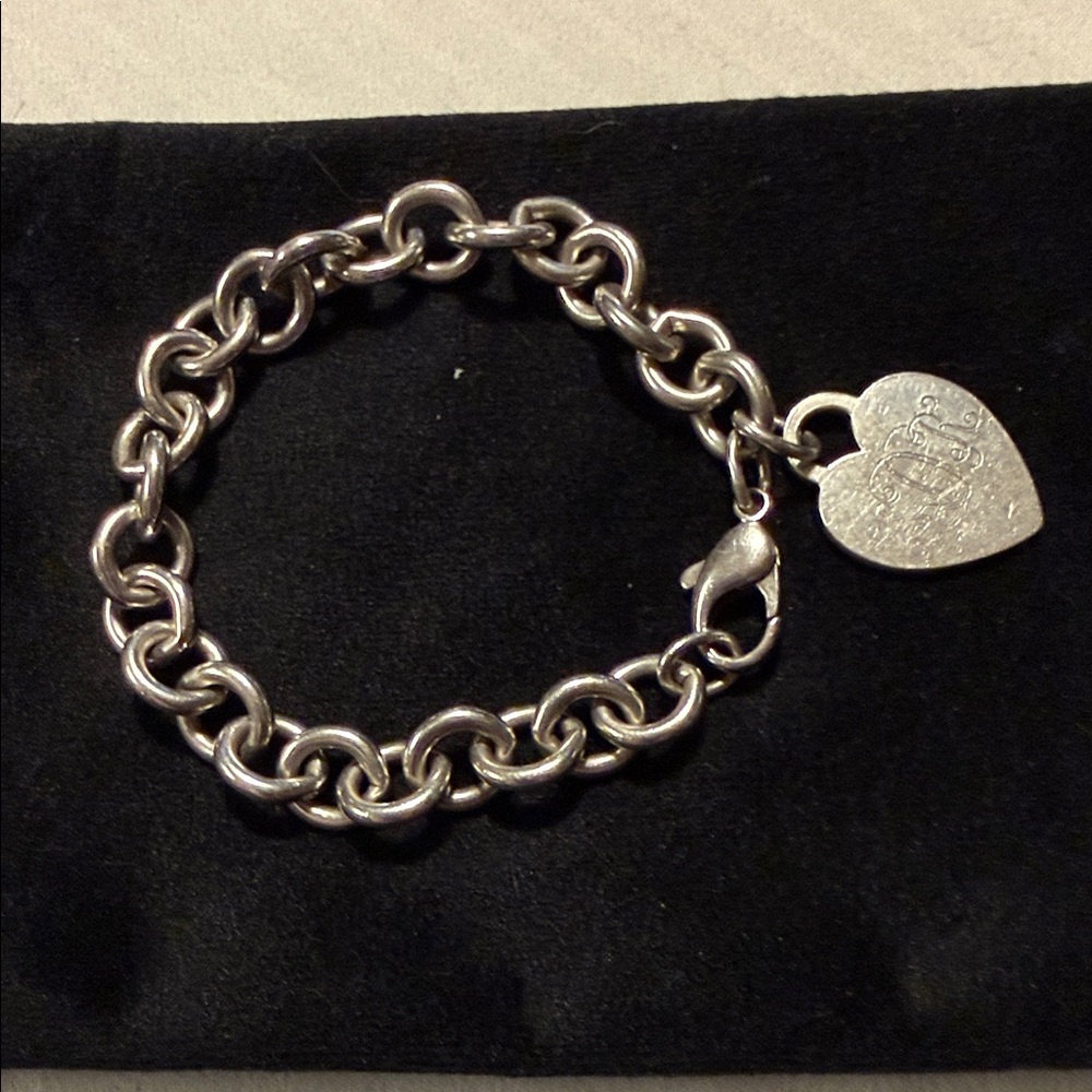 Tiffany & Co Heart Charm Bracelet